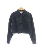 クロ KURO 23AW IENA別注 クロップドデニムシャツ 1 ネイビー /DF ■OS