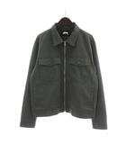 ステューシー STUSSY チェックガレージジャケット Check Garage アウター ジップアップタイプ L カーキ 115534 /PP ■GY01