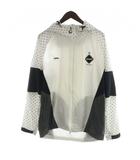 エフシーレアルブリストル F.C.Real Bristol FCRB 210010 MULTI PATTERN JACKET パーカー ジャケット ドット柄 水玉 長袖 ジップアップ ロゴ M 白 ホワイト 黒 ブラック ■GY01 /MQ