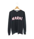 23SS ロゴ オーガニックコットンジャージー Tシャツ カットソー 長袖 38 ネイビー /HK ■OS