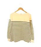 25AW PANEL BORDER TEE 長袖 Tシャツ カットソー FO アイボリー ブラック /ES ■OS