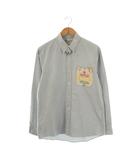 ビズビム VISVIM V+V B.D. NT.BLANKET SHIRT L/Sシャツ ボタンダウン 2 青 /MI ■OS ■AD