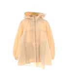 ヨリ yori バックギャザー撥水パーカー F ピンクベージュ /DO ■OS