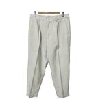 ジーユー GU スラックス テーパードパンツ XL ライトグレー