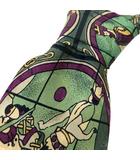 ジュンメン JUN MEN ネクタイ 総柄 ヴィンテージ シルク グリーン