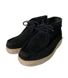 バンズ VANS スニーカー ハイカット プレーントゥ ブラック