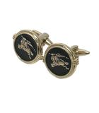 バーバリー BURBERRY カフス ボタン ホース ゴールドカラー ■GY06