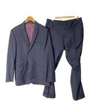 スーツ フォーマル セットアップ ビジネス ストライプ テーラードジャケット パンツ 40 ネイビー