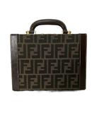 フェンディ FENDI ズッカ柄 ショルダーバッグ バニティバッグ ヴィンテージ ★AA☆