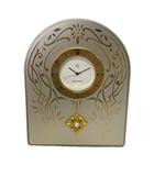 ミキモト MIKIMOTO 置き時計 ウォッチ インテリア アナログ 3針 装飾 ゴールドカラー ■GY99 不動品