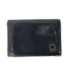 ダンヒル dunhill 名刺入れ カードケース 定期入れ レザー ブラック ■GY99