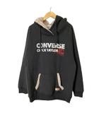 コンバース CONVERSE パーカー プルオーバー プリント ラグラン L グレー