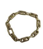 セリーヌ CELINE オールドセリーヌ ヴィンテージ トリオンフ マカダム ブレスレット チェーン シルバーカラー 銀色 /KW ■GY18