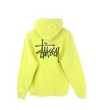 ステューシー STUSSY プルパーカー M 黄 イエロー 長袖 フード付き ロゴプリント /CK11 ■GY99