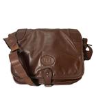 ラルフローレン RALPH LAUREN レザー レターバッグ ショルダーバッグ 斜めがけ ブラウン ■GY06