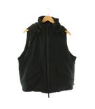 ダイワ ピアサーティナイン DAIWA PIER39 TECH PADDING MIL VEST 中綿ベスト ジップアップ フード S ブラック /DF ■OS