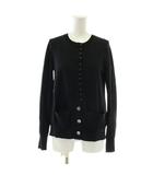 サカイ sacai カーディガン ウール 長袖 切り替え クルーネック 1 黒 ブラック 18-03994 /XZ ■GY19