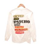 シュプリーム SUPREME 20SS Sacred Unique L/S Tee Tシャツ ロンT 長袖 ボックスロゴ バックプリント S 白 ホワイト /JS ■GY18