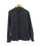 アークテリクス ARC'TERYX RIELSHIRT L/S シャツ カジュアル チェック 長袖 S 紺 23018 /KH