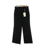 マメクロゴウチ  Mame Kurogouchi タグ付き High-Waisted Flared Demin Jeans ハイウエスト フレア デニム ジーンズ 3 黒 ブラック フルレングス MM22PF-PT712 /PP