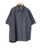 グラミチ GRAMICCI オールドシャツ ヴィンテージ USA製 半袖 M ネイビー