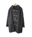 ユニクロ UNIQLO ダッフルコート ジャケット トグルボタン ウール混 ロング 4XL グレー ■GY99