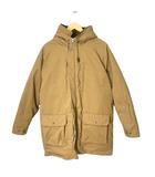 ジョンブル JOHNBULL ダウンコート ジャケット フーディ ラグラン L ブラウン ■GY99