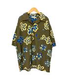 マルニ MARNI ×UNIQLO アロハシャツ オープンカラー 半袖 XL カーキ