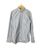 ボタンダウンシャツ カジュアルシャツ AD2012 長袖 S ブルー HJ-B001