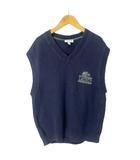 ラコステ LACOSTE ニットベスト プルオーバー Vネック ワニ刺繍 S ネイビー
