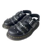 ドクターマーチン DR.MARTENS Jorge 2 Hardwear Mule Black サンダル スタッズ ミュール レザー UK 6 ブラック
