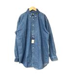ポロ バイ ラルフローレン Polo by Ralph Lauren BLAIRE 90s デニムシャツ ボタンダウン デッドストック ヴィンテージ M インディゴブルー ★AA☆