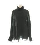 アドーア ADORE タグ付き 24SS スパンボイルブラウス シャツ 38 黒 ブラック /SS ■OS