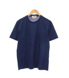 エルメス HERMES ポケットTシャツ カットソー クルーネック 半袖 S 紺 /KH