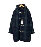 ダッフルコート ロングコート ブラックウォッチ ビッグサイズ 4XL グリーン