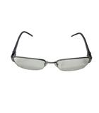 グッチ GUCCI 眼鏡 メガネ 度入り シェリーライン ハーフリム 52ロ18 135 GG2714 シルバーカラー ブラック