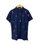 ポロ ラルフローレン POLO RALPH LAUREN ポロベア刺繍 ポロシャツ カットソー 半袖 S ネイビー