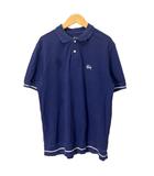 ステューシー STUSSY ポロシャツ シャツ カットソー 半袖 L ネイビー ■GY06