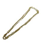 シャネル CHANEL ネックレス アクセサリー ロゴ チェーン フェイクパール 2連 ゴールド色 ■GY13 /MQ ■OH
