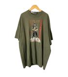 フルーツオブザルーム FRUIT OF THE LOOM ヴィンテージ プリントTシャツ シングルステッチ 半袖 XXL カーキ