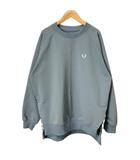 TAPED CREW NECK SWEATSHIRT スウェット トレーナー S ブルー F1806