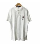 ポロ バイ ラルフローレン Polo by Ralph Lauren ポロベア刺繍ポロシャツ シャツ カットソー 半袖 M ホワイト