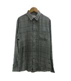 REPLICA シャツ 絹 シルク 44 マルチカラー チェック柄 レギュラーカラー 長袖 /PP ■GY5