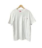 シュプリーム SUPREME ポケット Tシャツ カットソー クルーネック 半袖 L ホワイト JAA
