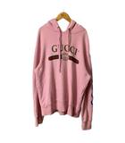 グッチ GUCCI dragon Hoodie Vintage Logo パーカー フーディ S ピンク 475374-X9V46