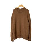 SLEEVE PATCH SWEATER エルボーパッチセーター ニット M ブラウン S50GP0243/S17785