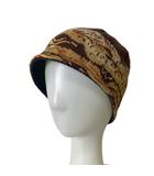 04AW Knit Beanie ビーニー 帽子 総柄 ブラウン