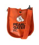 パーリーゲイツ PEARLY GATES ショルダーバッグ 斜めがけ ポシェット ポーチ イラスト オレンジ ■IB0101