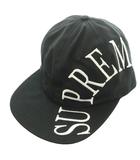 シュプリーム SUPREME サイド アーク 6パネル Side Arc 6-Panel キャップ 帽子 ロゴ刺繍 黒 ブラック /SS ■OS ■GY18