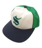 シュプリーム SUPREME コントラスト S メッシュ バック Contrast S Mesh Back 6-Panel 25AW キャップ 帽子 Sロゴ 刺繍 緑 グリーン 紺 ネイビー H57FW25 /GV